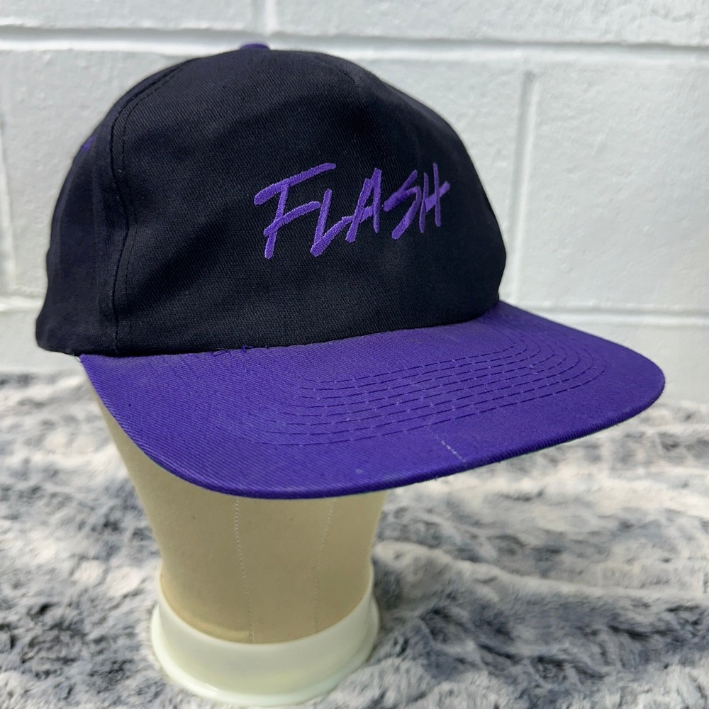 VTG KC Intel Flash Chip Promo Tech Hat Black Purple Snapback / Men's One Size
